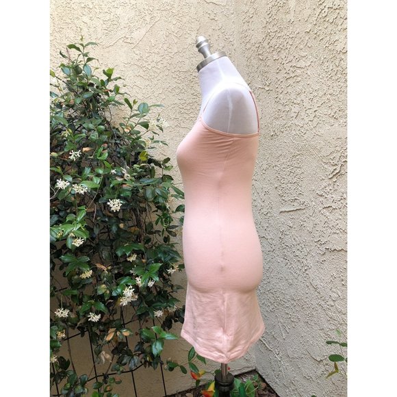 Blush Pink Cami Bodycon Mini Dress - Picture 3 of 10